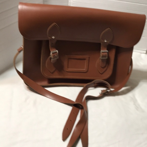 Leather messenger bag - Picture 1 of 8